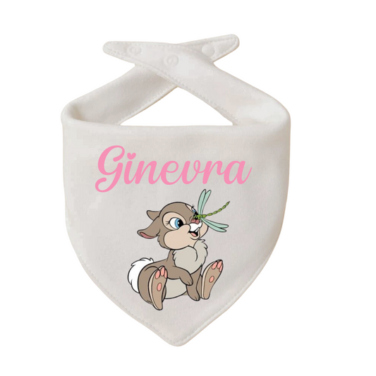 Bavaglino Personalizzato, Bavetta Triangolo con Stampa e Nome