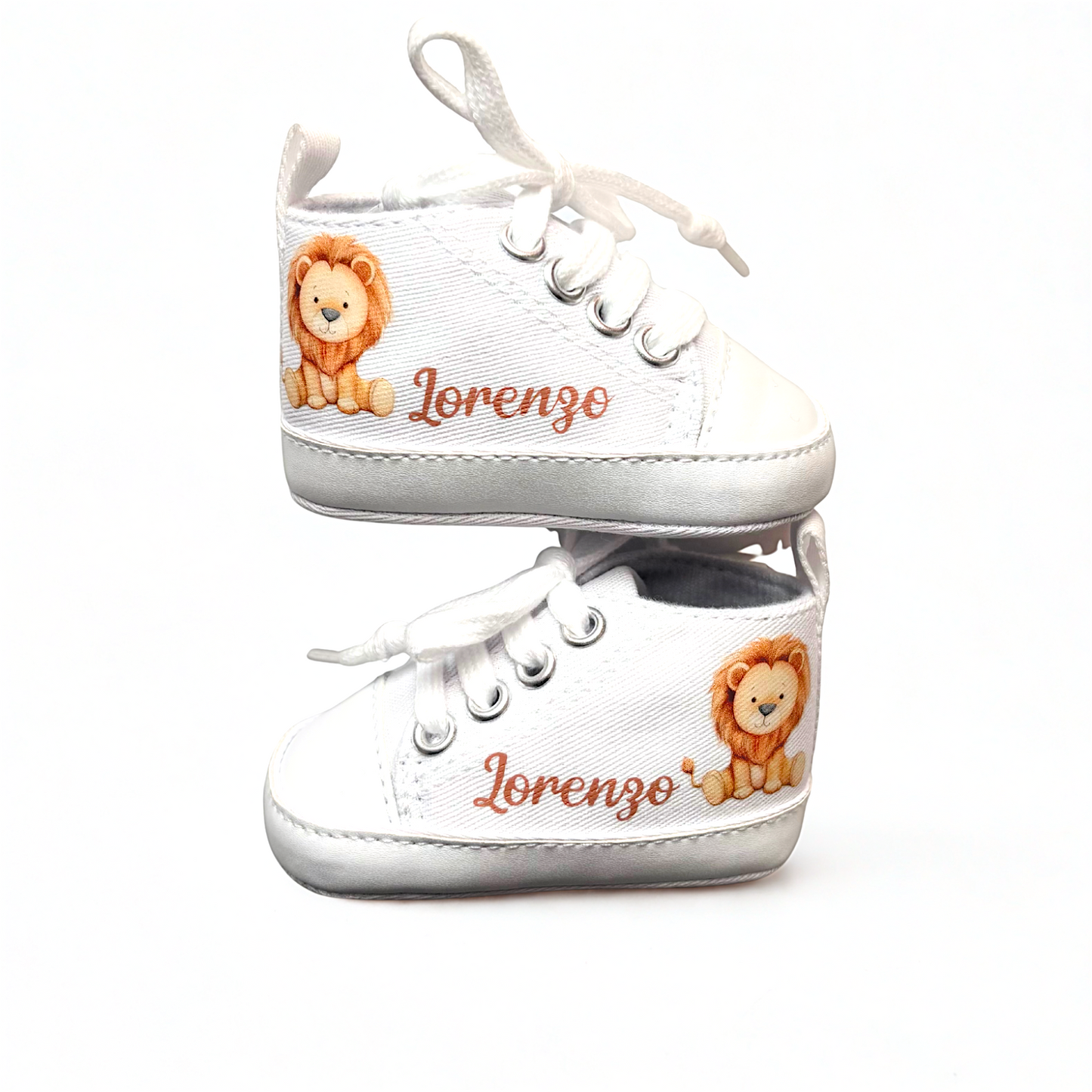 Scarpette Personalizzate, Scarpine con Nome, Scarpe da Culla con Personaggio