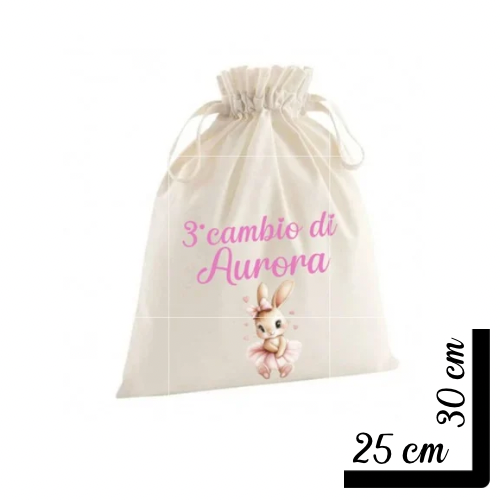 Sacchetti Cambio Neonato, Sacchetti in cotone Ospedale