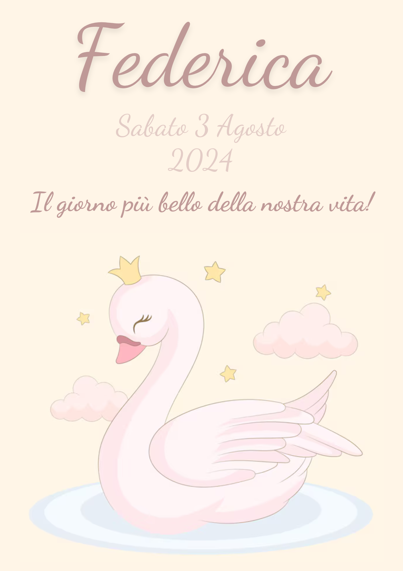 Quadretto Nascita Personalizzato, Cornice con Dati del Bambino, Stampa per Cameretta Bambini