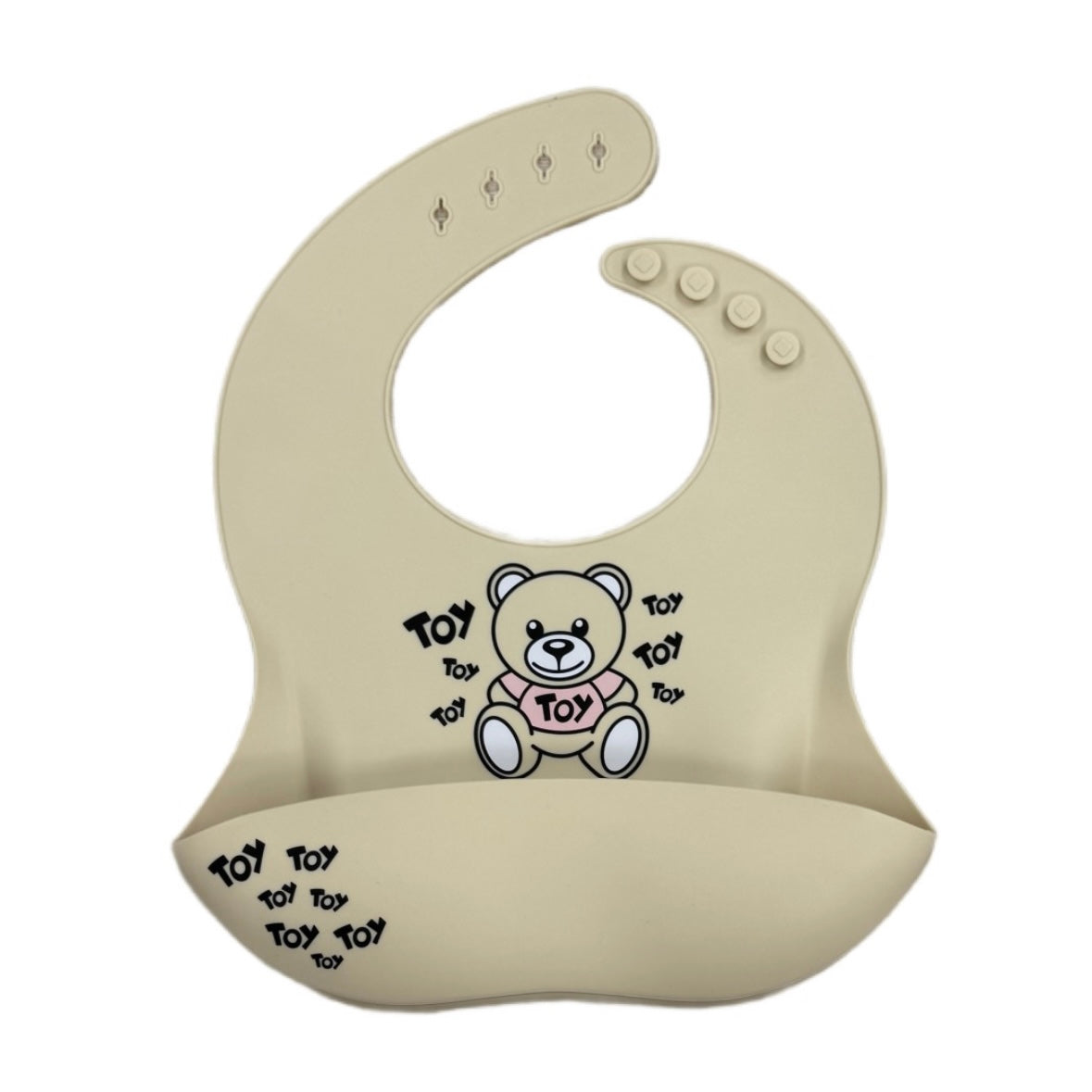 Bavaglino in Silicone, Impermeabile con Tasca, Bavaglia Colorata in Silicone, Bavaglini Pappa, Bavetta Svezzamento