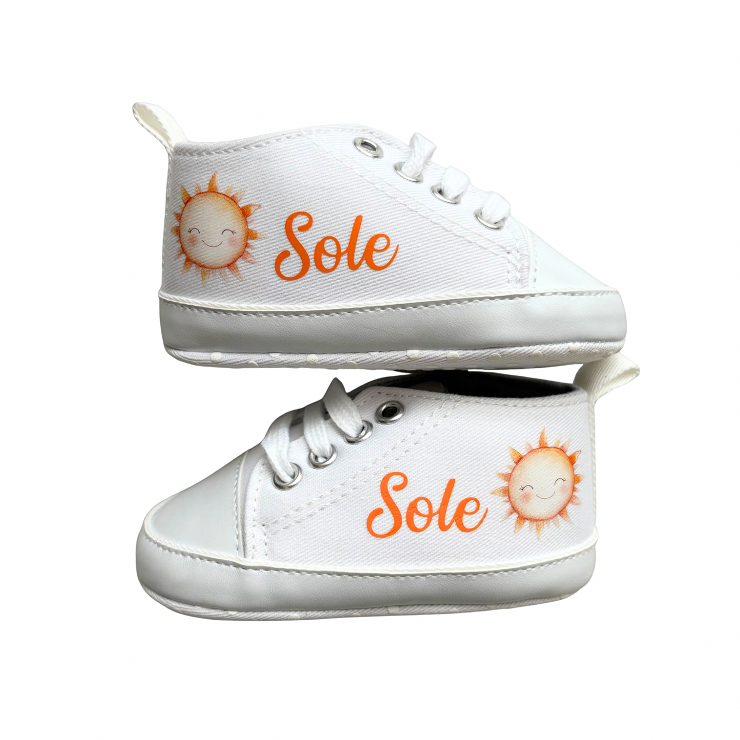 Scarpette Personalizzate, Scarpine con Nome, Scarpe da Culla con Personaggio