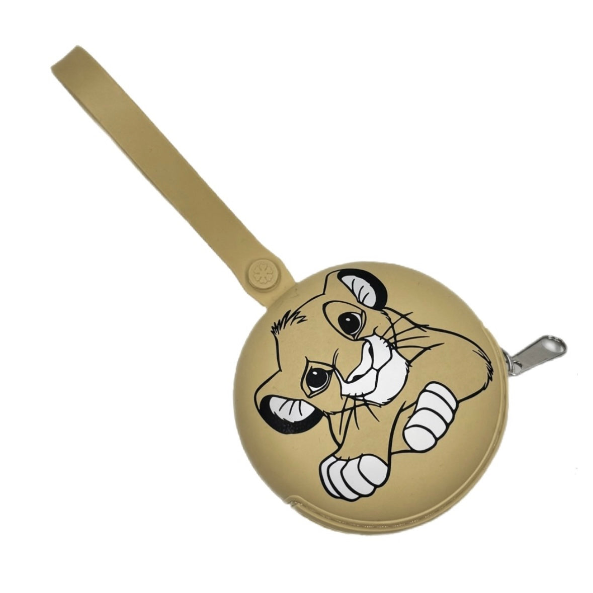 Astuccio per Ciuccio e Catenella, Custodia in Silicone Morbido, Porta Ciuccio con Stampa Disney