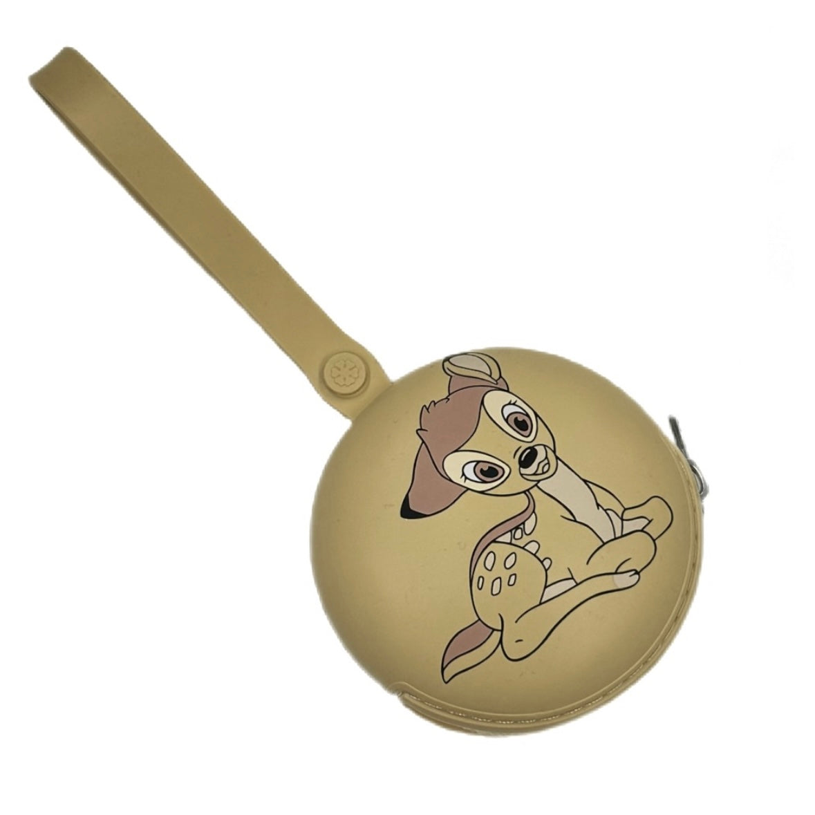 Astuccio per Ciuccio e Catenella, Custodia in Silicone Morbido, Porta Ciuccio con Stampa Disney