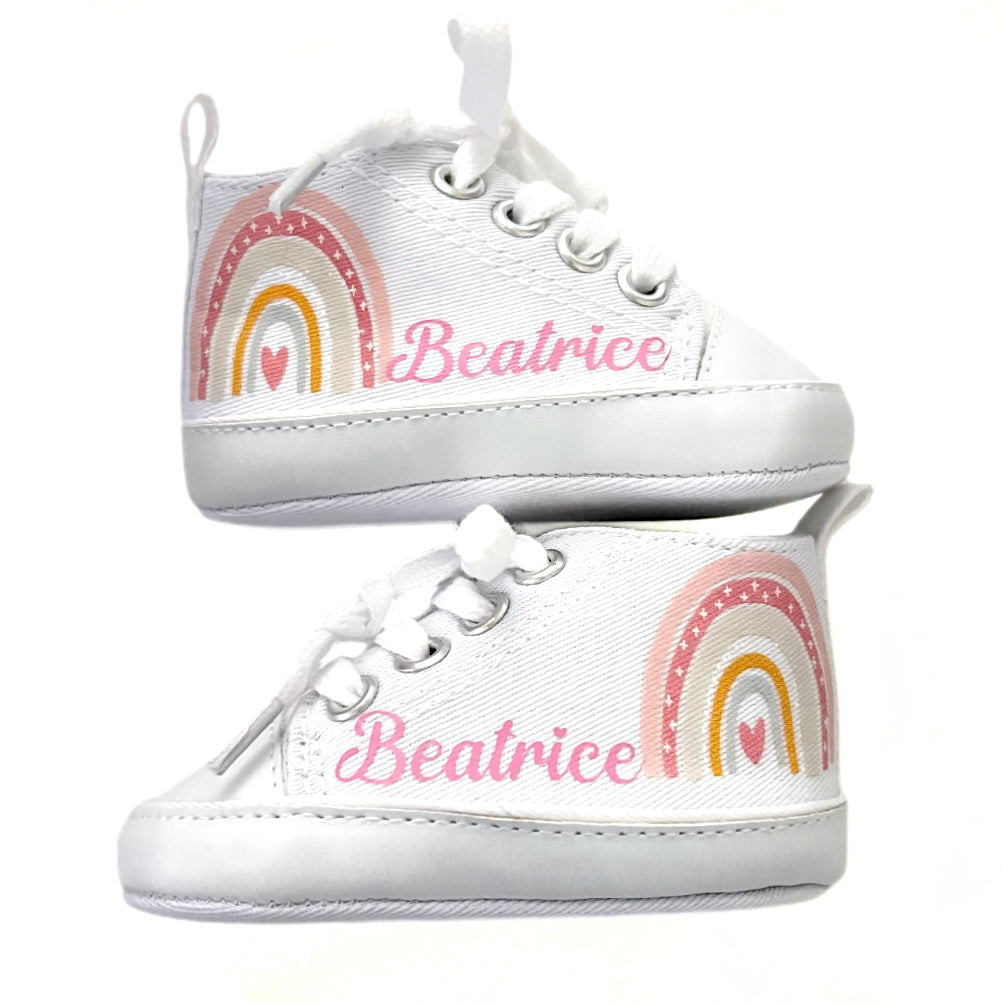 Scarpette Personalizzate, Scarpine con Nome, Scarpe da Culla con Personaggio