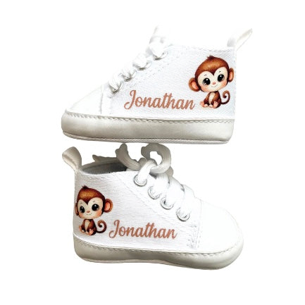 Scarpette Personalizzate, Scarpine con Nome, Scarpe da Culla con Personaggio