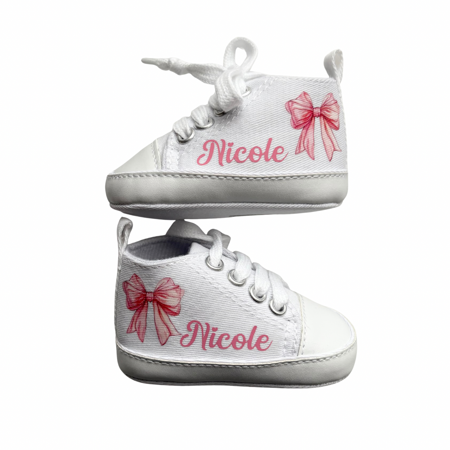 Scarpette Personalizzate, Scarpine con Nome, Scarpe da Culla con Personaggio