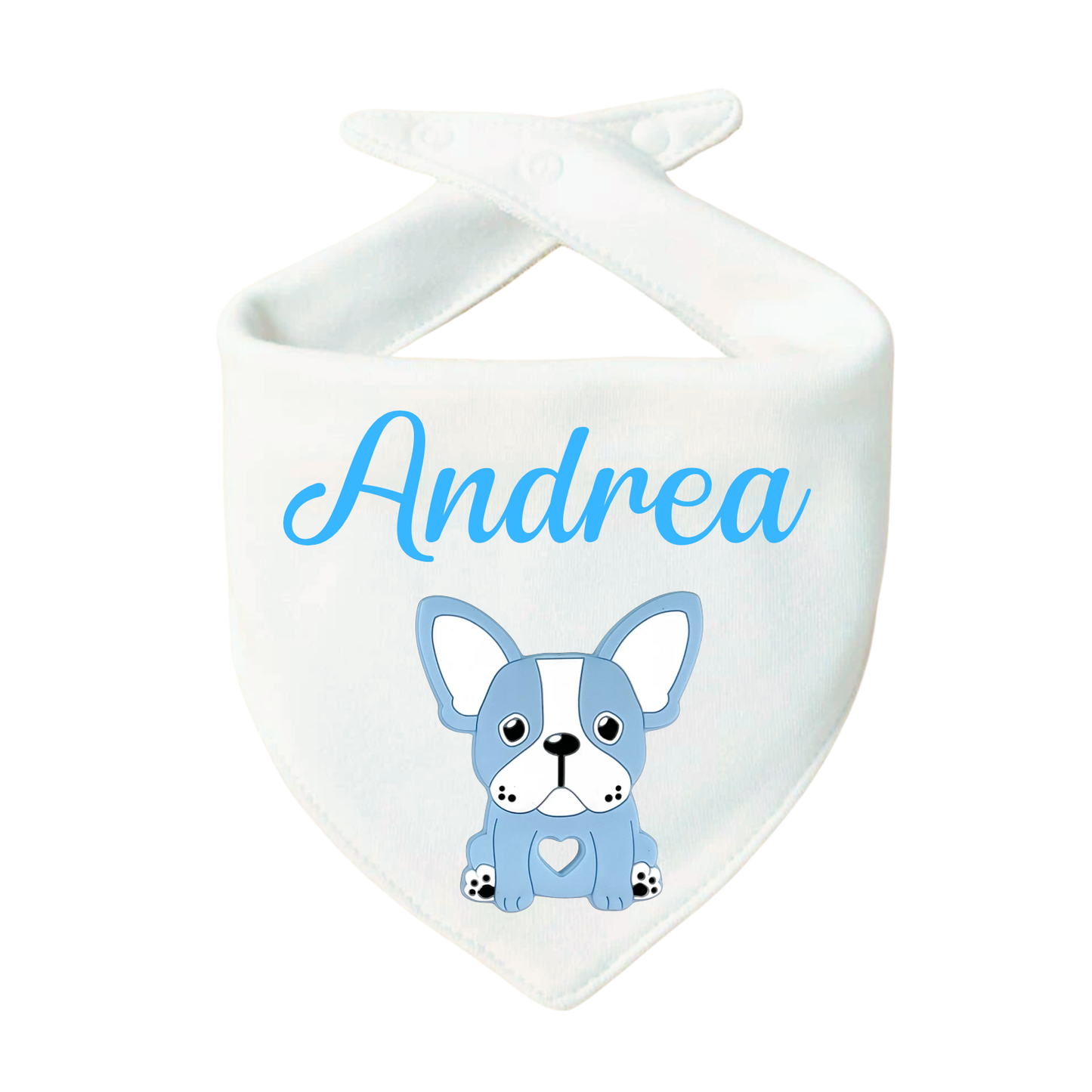 Bavaglino Personalizzato, Bavetta Triangolo con Stampa e Nome