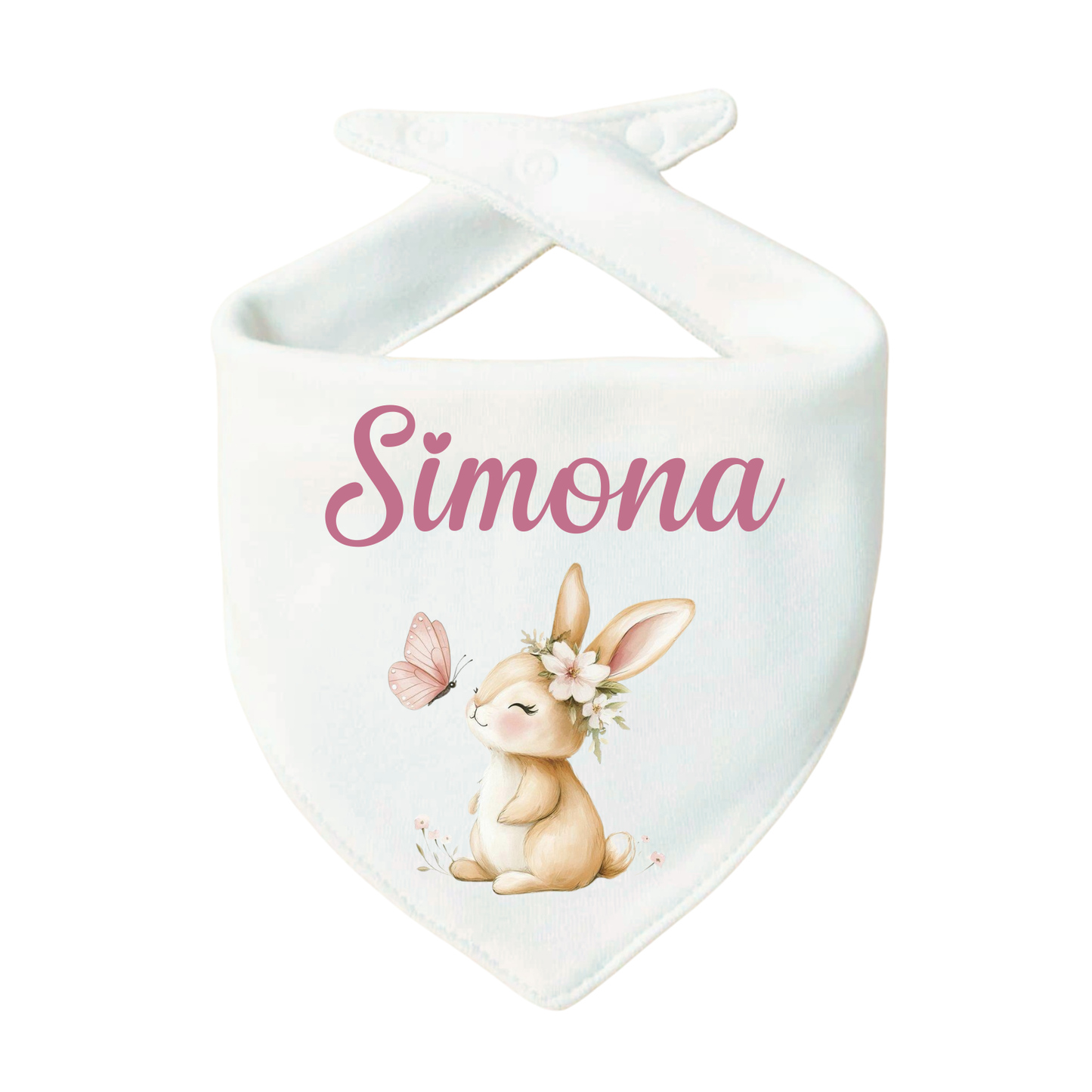 Bavaglino Personalizzato, Bavetta Triangolo con Stampa e Nome