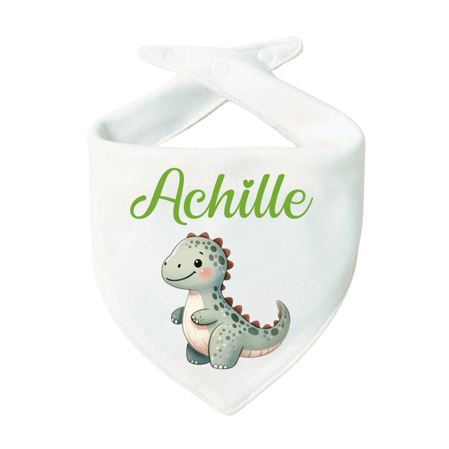 Bavaglino Personalizzato, Bavetta Triangolo con Stampa e Nome