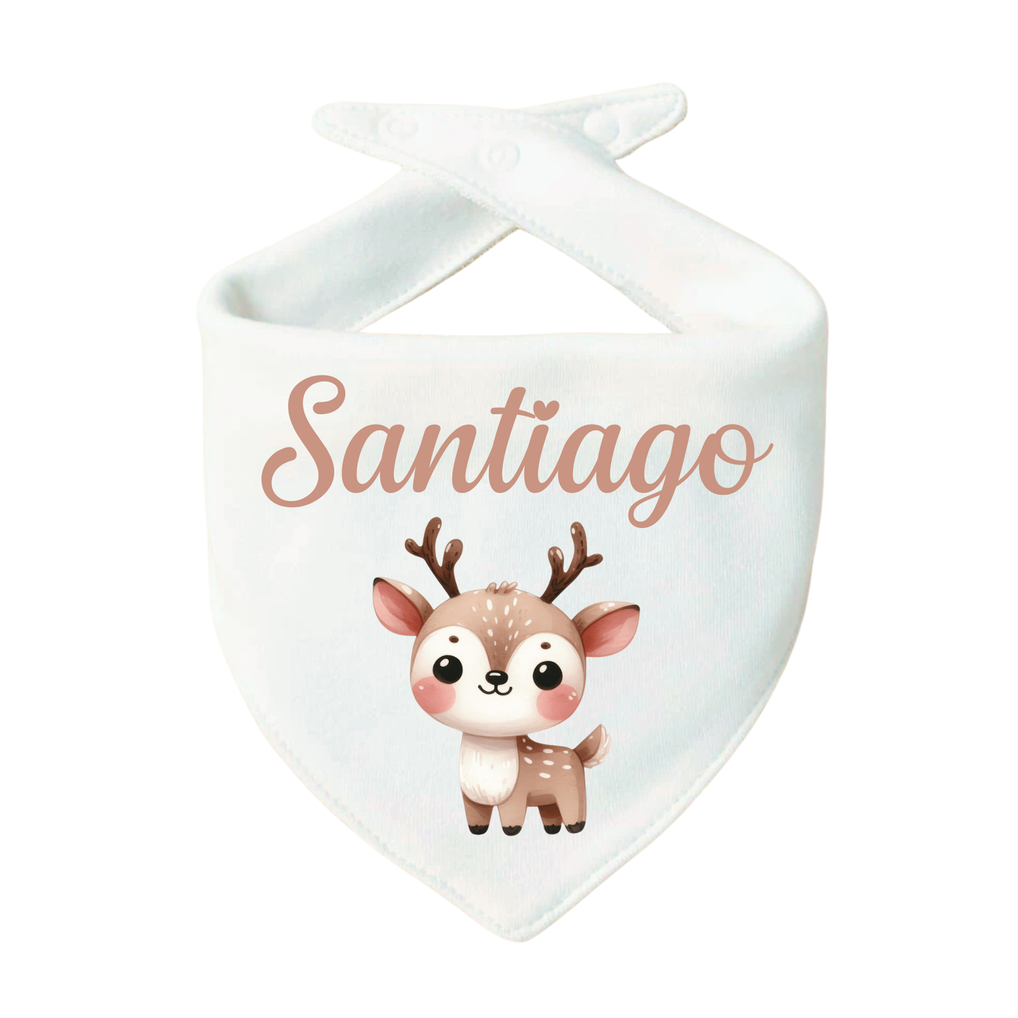 Bavaglino Personalizzato, Bavetta Triangolo con Stampa e Nome