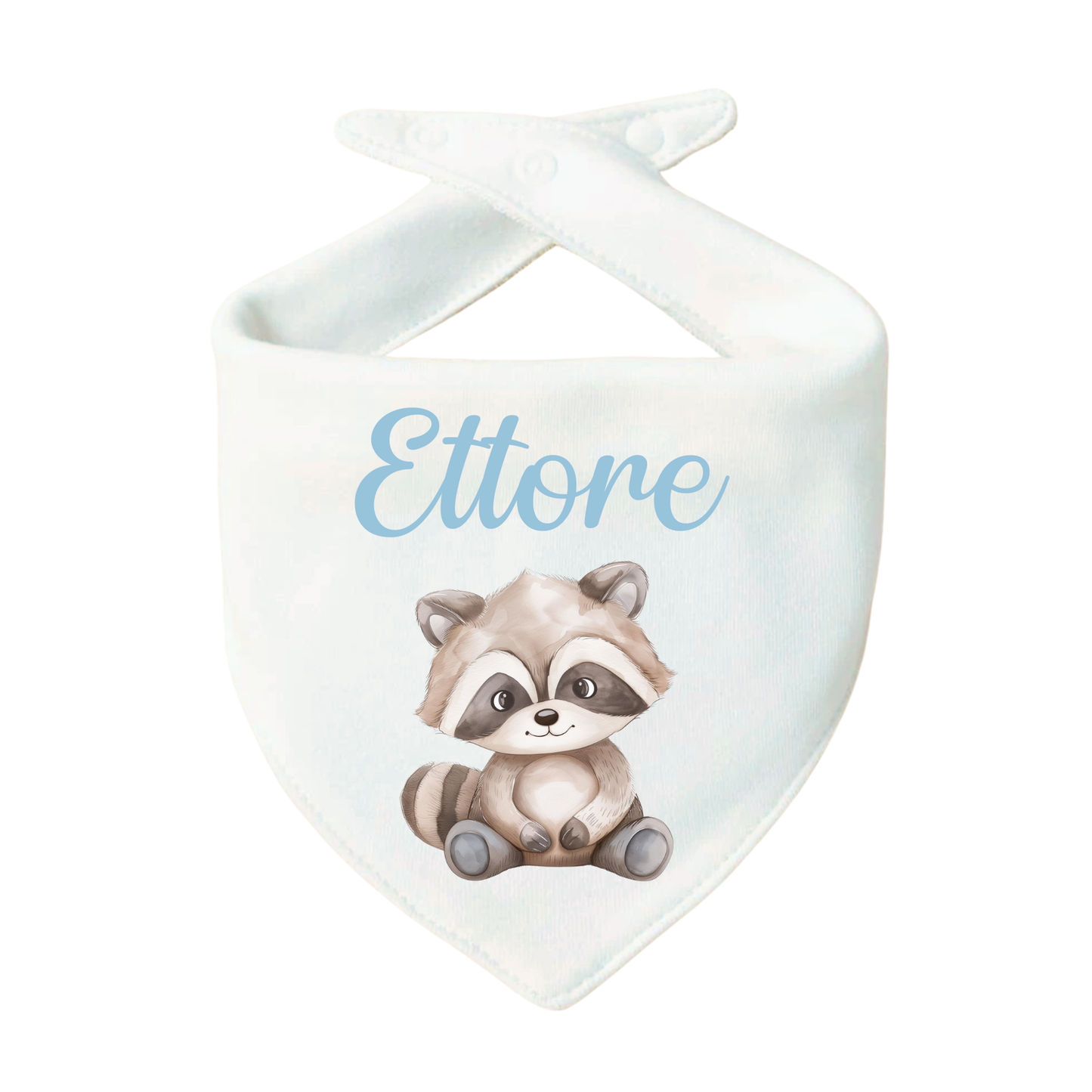 Bavaglino Personalizzato, Bavetta Triangolo con Stampa e Nome